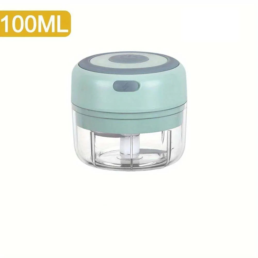 250ml Electric Garlic Chopper Meat Grinder Garlic Masher Machine Sturdy Durable Crushed Ginger Vegetable Crusher Kitchen Tool