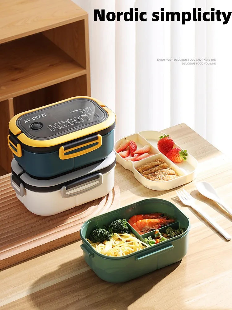 Cute Lunch Box For Kids Compartments Microwae Bento Lunchbox Children Kid School Outdoor Camping Picnic Food Container Portable