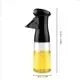 1pc Black/White Kitchen Oil Bottle Cooking Oil Spray 200ml Pneumatic Spray Bottle Fitness Barbecue Spray Oil Dispenser