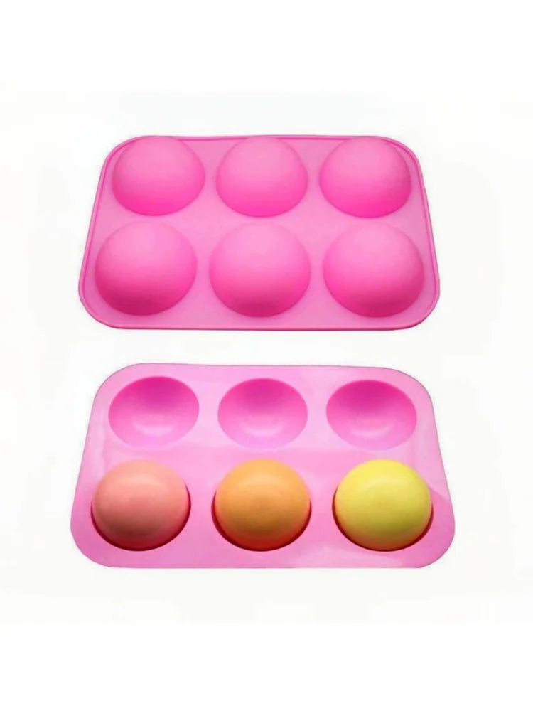Semi Sphere Silicone Baking Mold for Baking 3D Bakeware Chocolate Half Ball Sphere Mold Cupcake Pan Cake DIY Muffin Kitchen Tool
