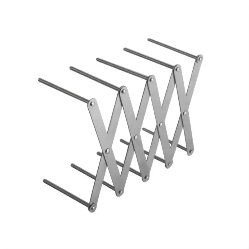 1PC Kitchen Storage Tray Extended Stainless Steel Pot Lid Folding Telescopic Integrated Molding Plate Holder