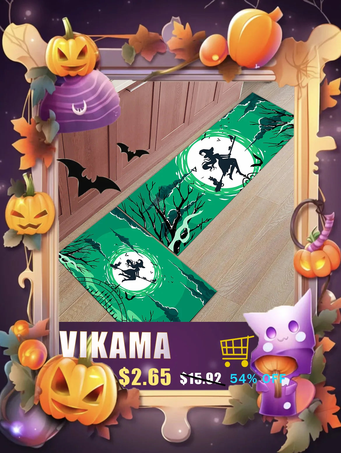 VIKAMA Kitchen tableware diatomaceous earth impermeable drainage mat heat insulation non-slip bathroom doormat home decoration