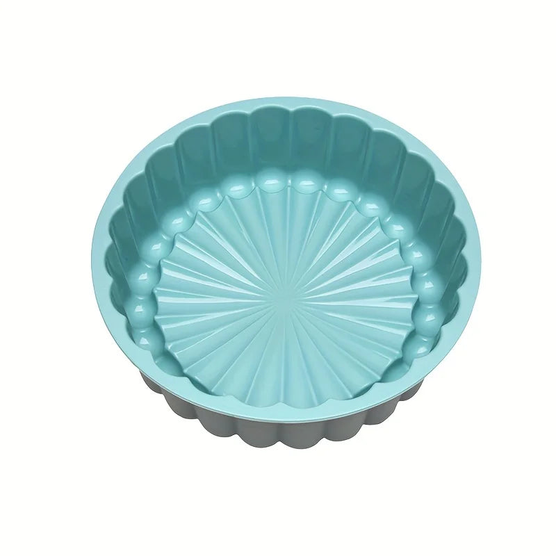 Round Silicone Charlotte Cake Pan Strawberry Shortcake Baking Pan Cakes Pan Sponge Flan Mold For Kitchen Bakingt Tools