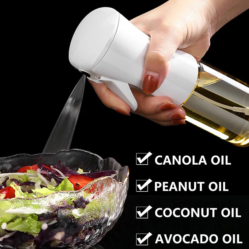 200-500ML Olive Oil Sprayer Empty Vinegar Oil Bottle Dispenser Salad BBQ Cooking Baking Kitchen Gadgets Mist Spray for Airfryer