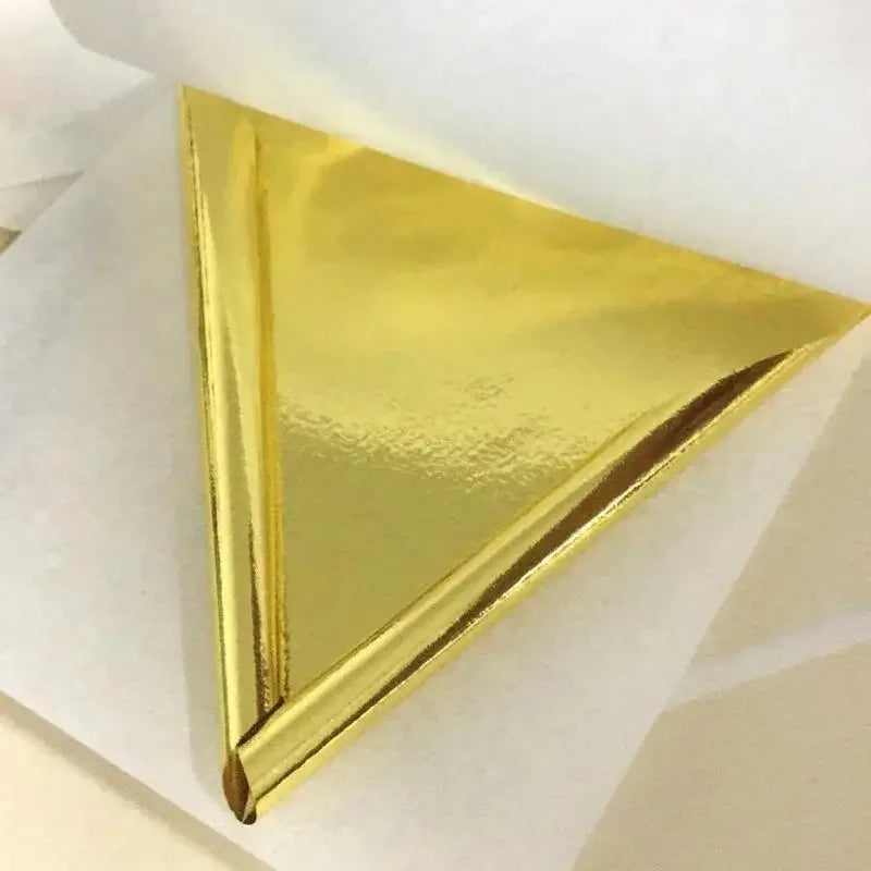 Gold and Silver Artificial Paper Cake Dessert Decoration Crafts 200 PCS