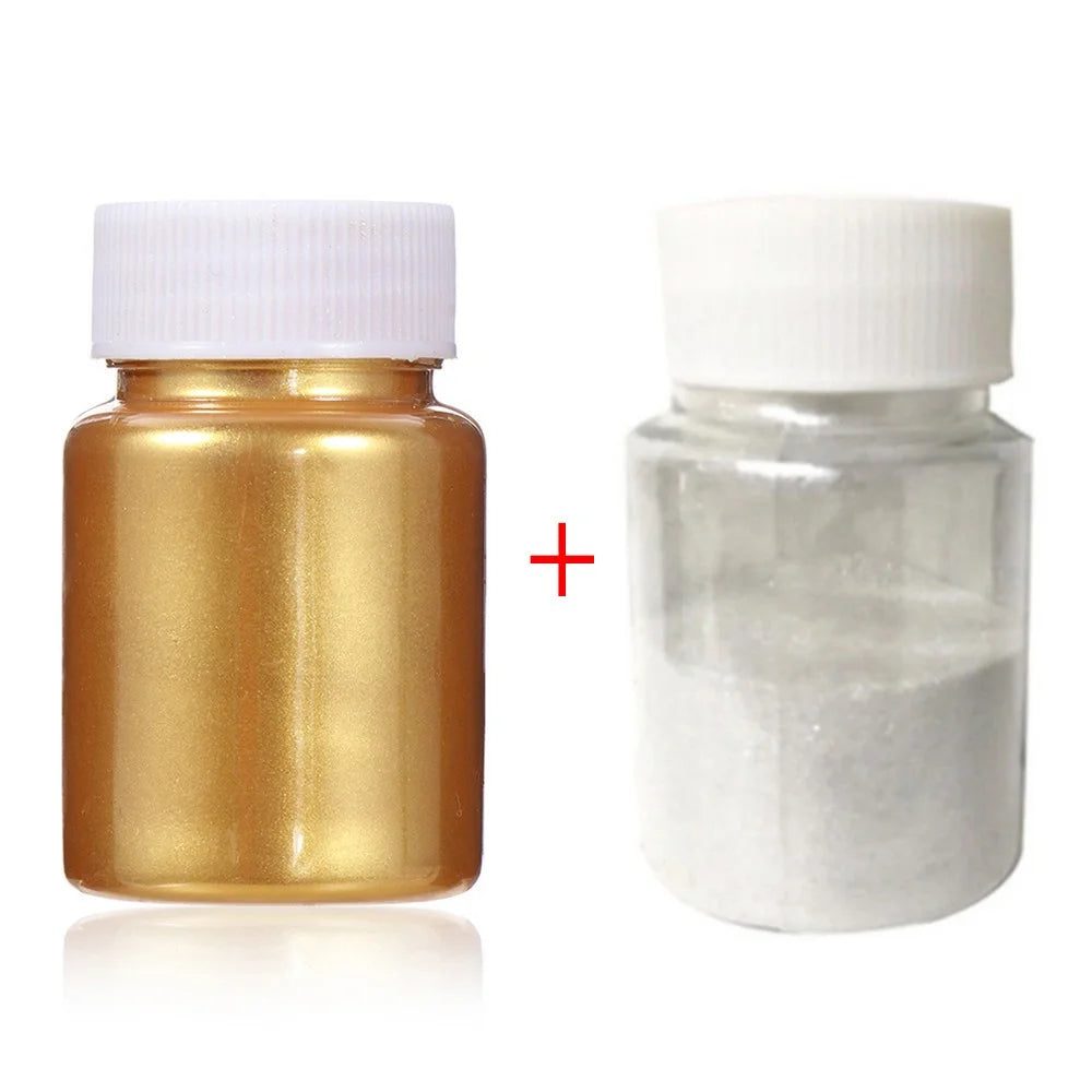 15g/Bottle Gold And Silver Dye Glitter Powder Mousse Cake Macaron Chocolate Baking Colorful Cakes Decorations And Tools