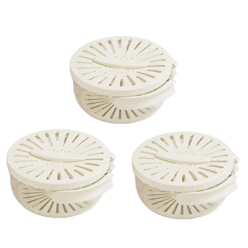 Fruit Washing Basket with Folding Handle Multifunction Vegetable Draining Bowl Plastic Kitchen Colander Home Fridge Seal Crisper