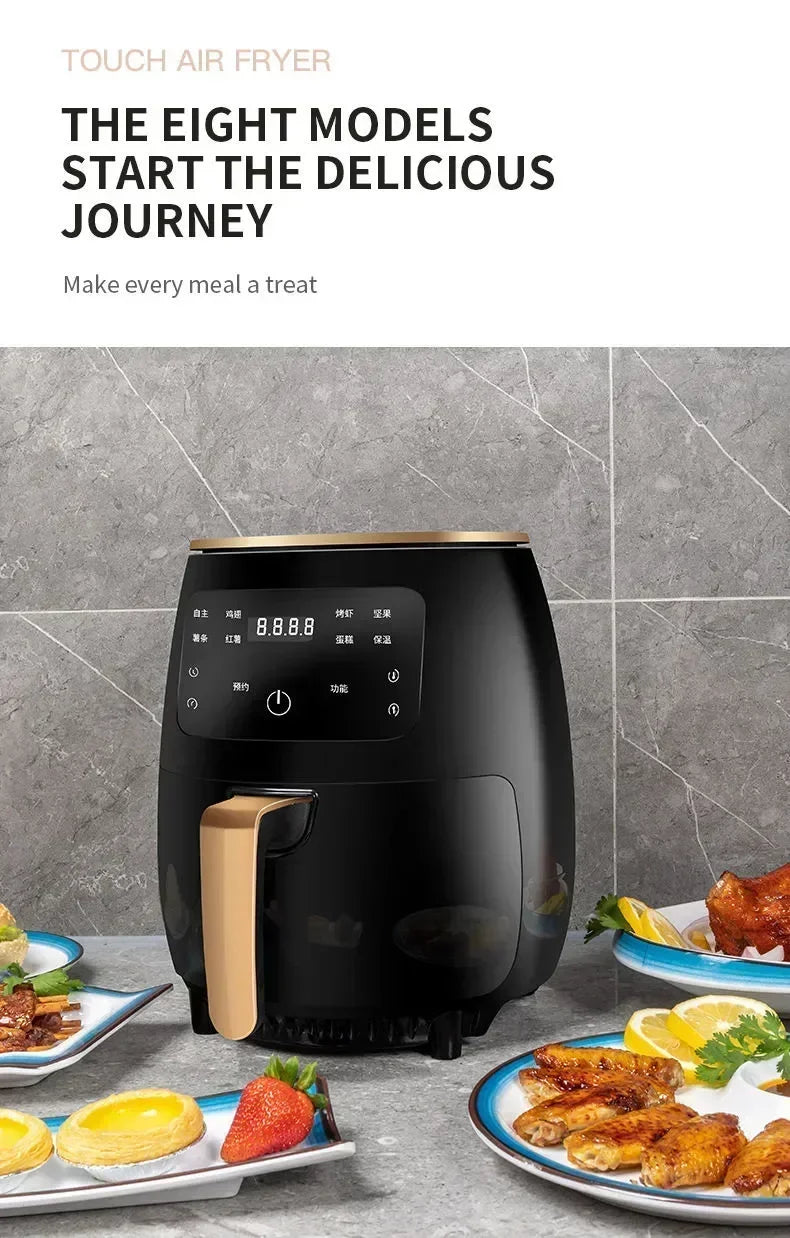 US standard 110V touch air fryer Japanese national smart electric oven multi-function all-in-one large capacity