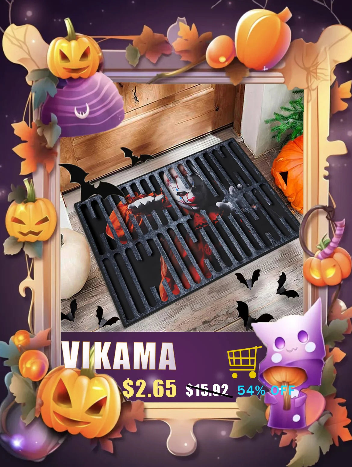 VIKAMA Kitchen tableware diatomaceous earth impermeable drainage mat heat insulation non-slip bathroom doormat home decoration
