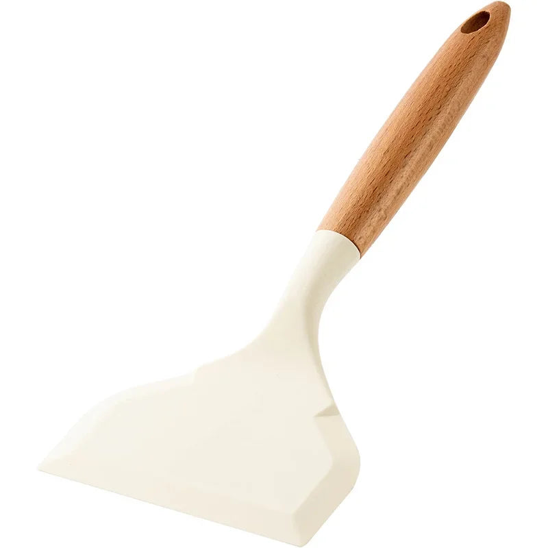 Non-stick Silicone Spatula Wide Mouth Yuzi Burning Omelette Pancakes Fried Eggs Shovel Kitchen Accessories Cooking Gadgets