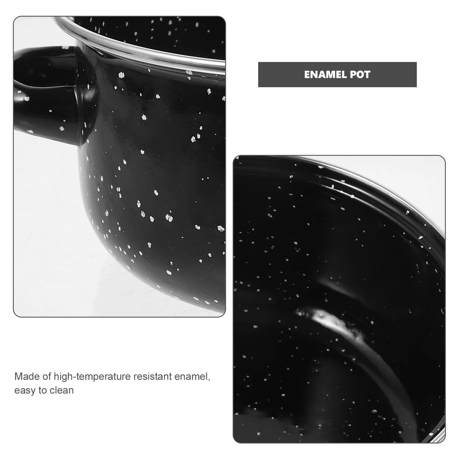 Mini Steamed Egg Bowl Cooking Pots with Handle Sauce Lid Pan Pans Non Stick Three Piece Suit Small Saucepan