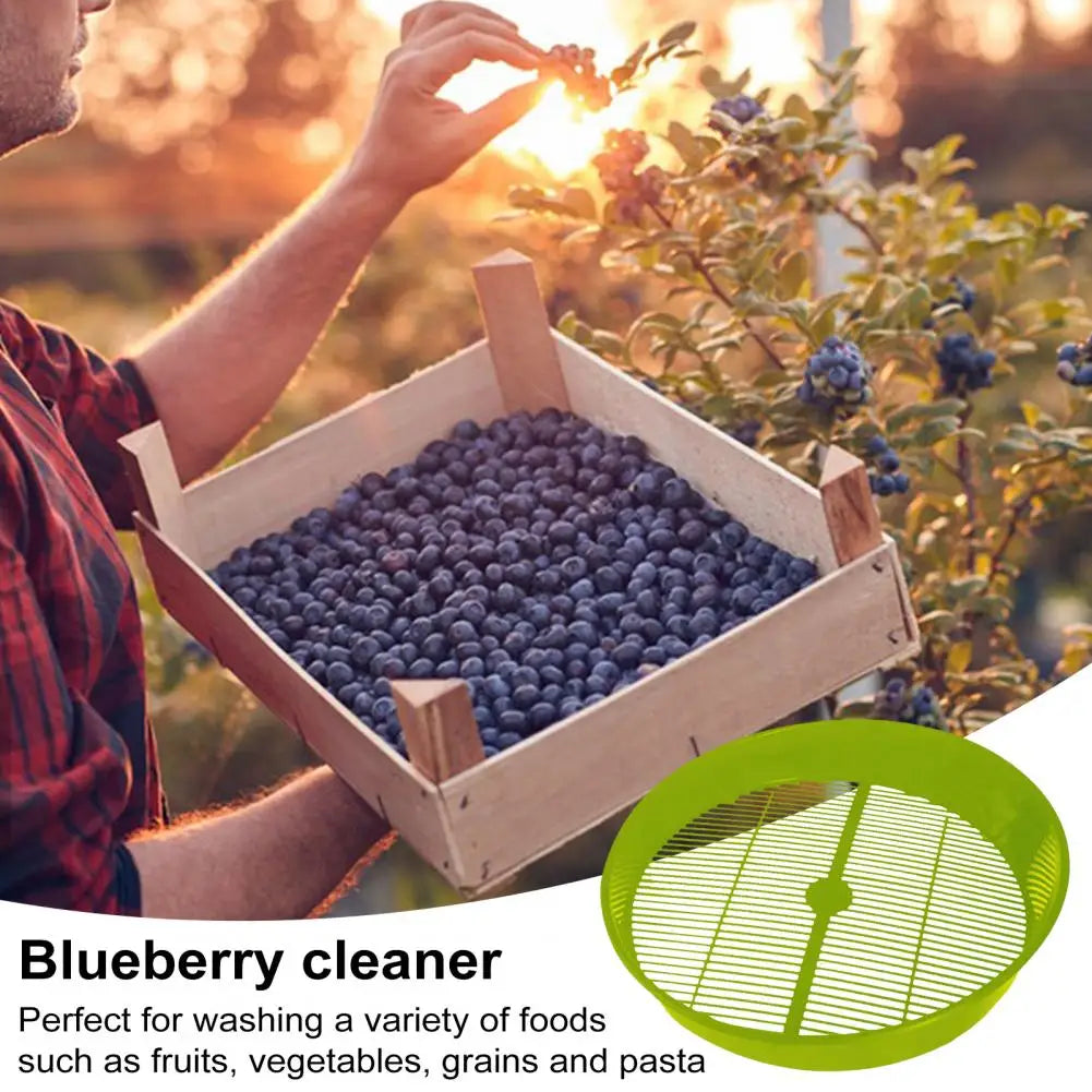 Efficient Kitchen Tool Multifunctional Blueberry Food Sieve Colander Efficient Drain Basket for Washing Fruits for Cake