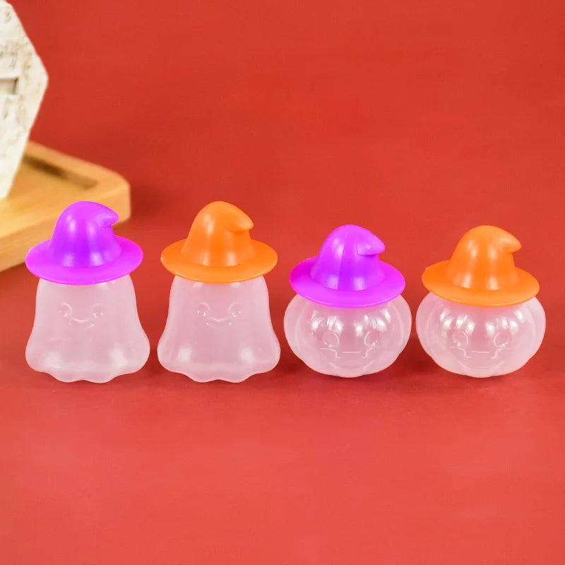 Halloween Mini Fruit Forks Plastic Squeeze Sauce Bottles Dessert Cocktail Cake Decor Halloween Party Supplies Baking Accessories