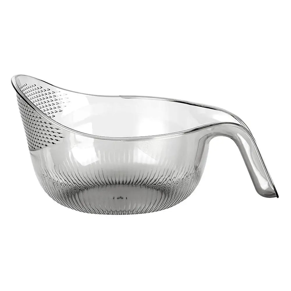 Kitchen Washing Gadget Rice Washing Filter Rice Rinsing with Handle Bason Sink Basin Basket Fruit Washing Drain Dish Househ D7I7