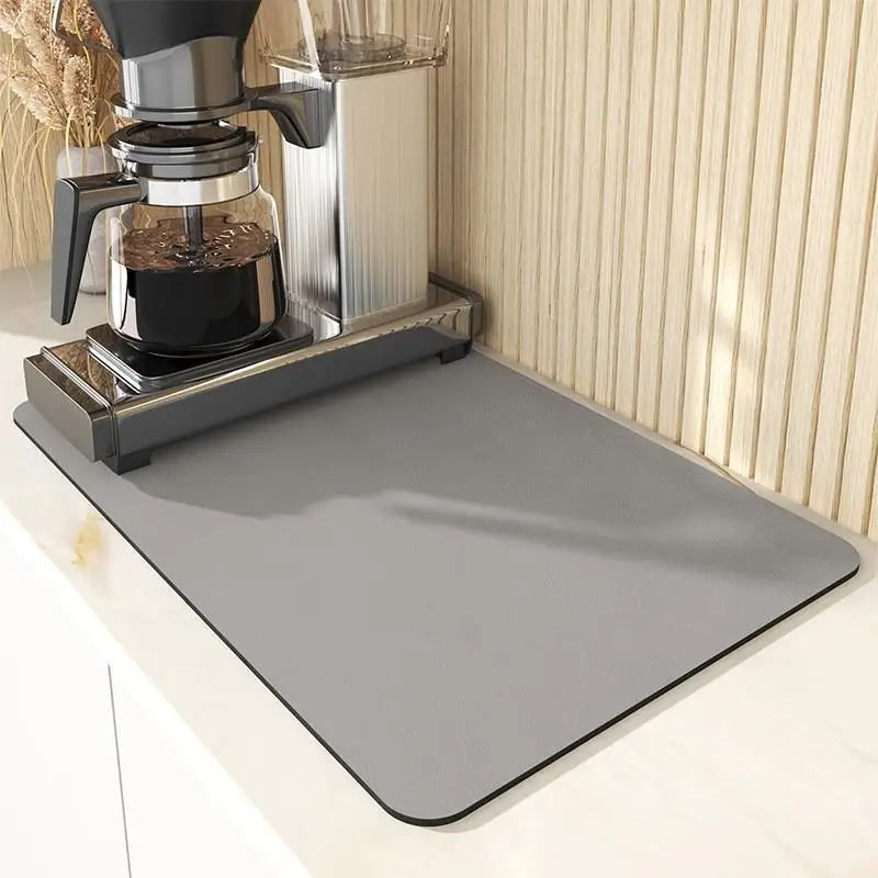 VIKAMA Kitchen tableware diatomaceous earth impermeable drainage mat heat insulation non-slip bathroom doormat home decoration