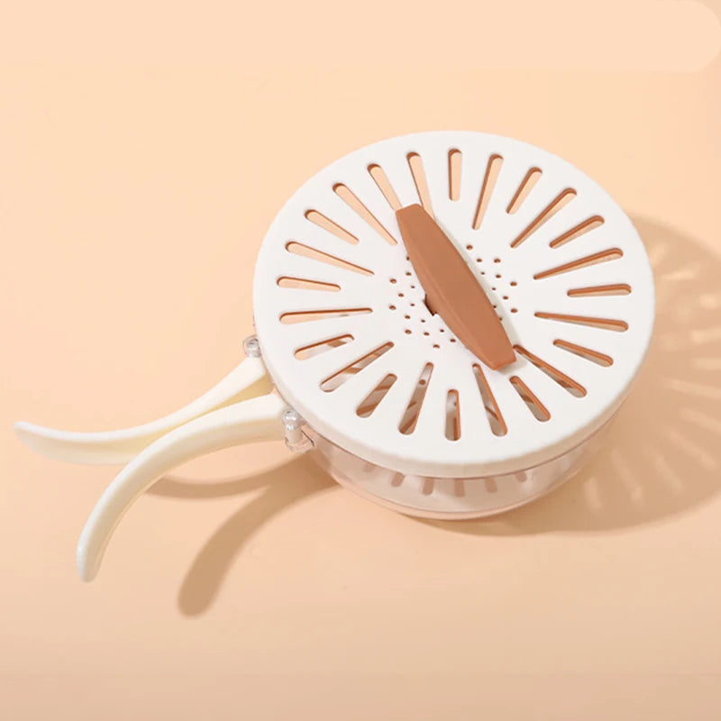 Fruit Washing Basket with Folding Handle Multifunction Vegetable Draining Bowl Plastic Kitchen Colander Home Fridge Seal Crisper