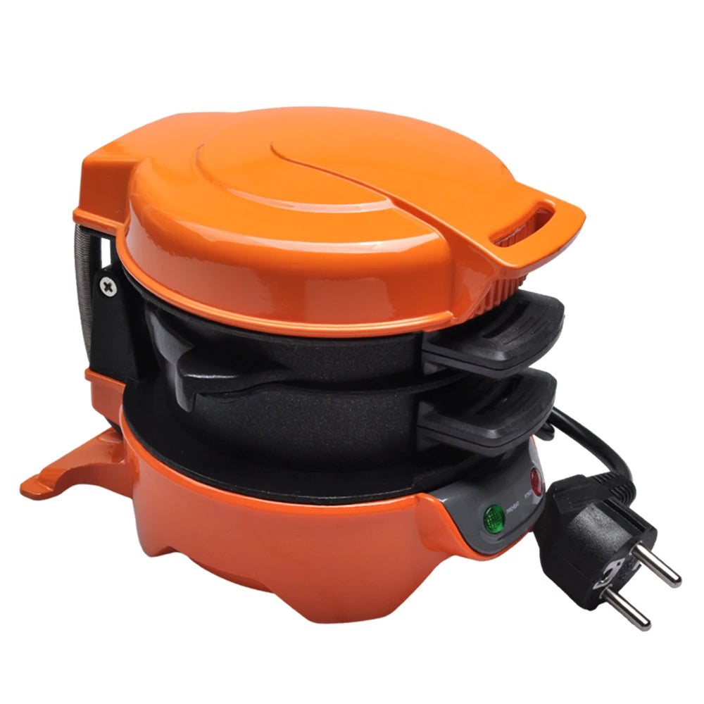 Electric Burger Sandwich Maker 600W Bread Grill Baking Toaster Bread Machine for Breakfast Home Kitchen Pancake Pan 220V EU 토스트기