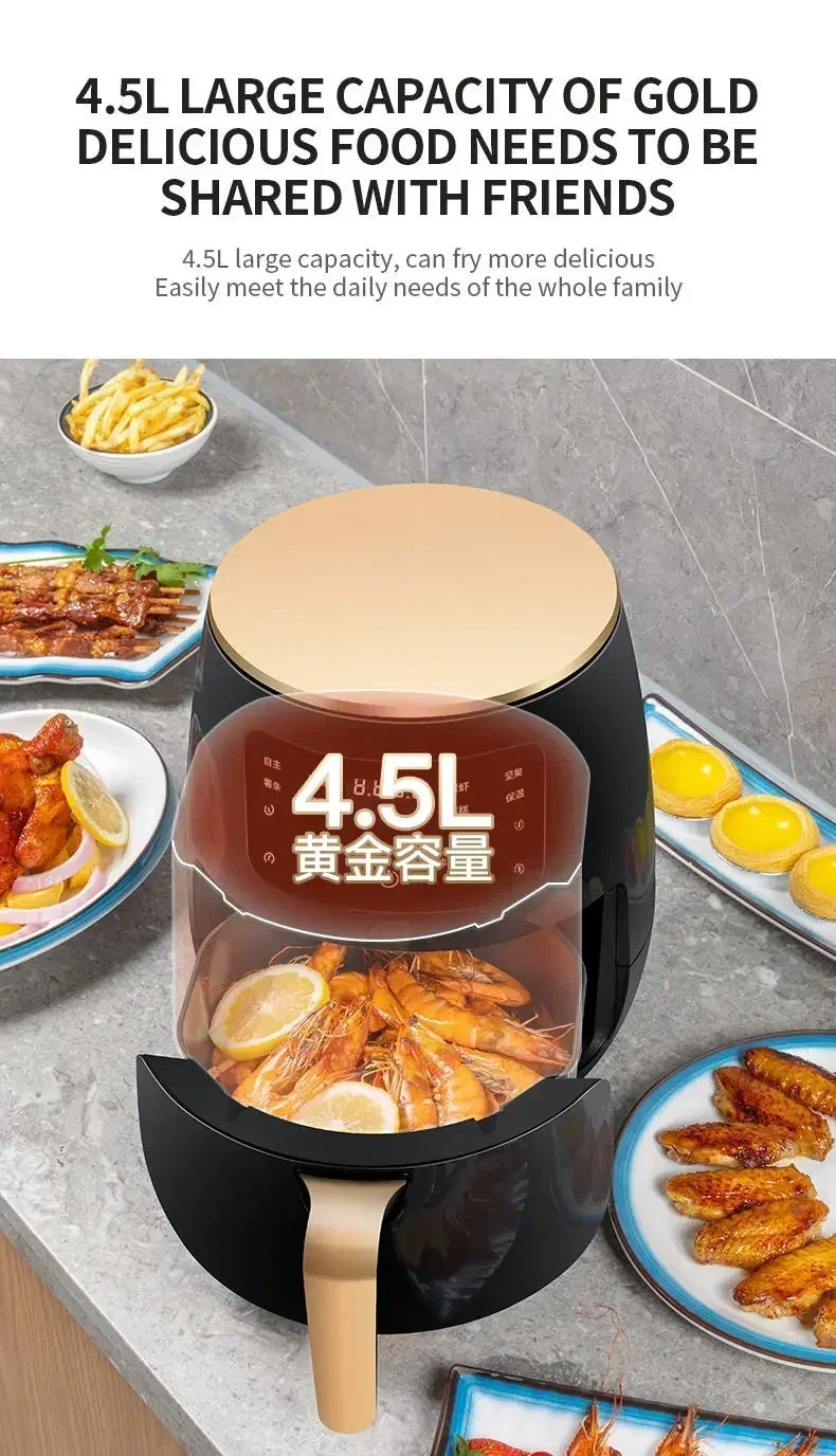 American standard 110V touch air fryer Japan household intelligent electric oven multifunction machine large capacity