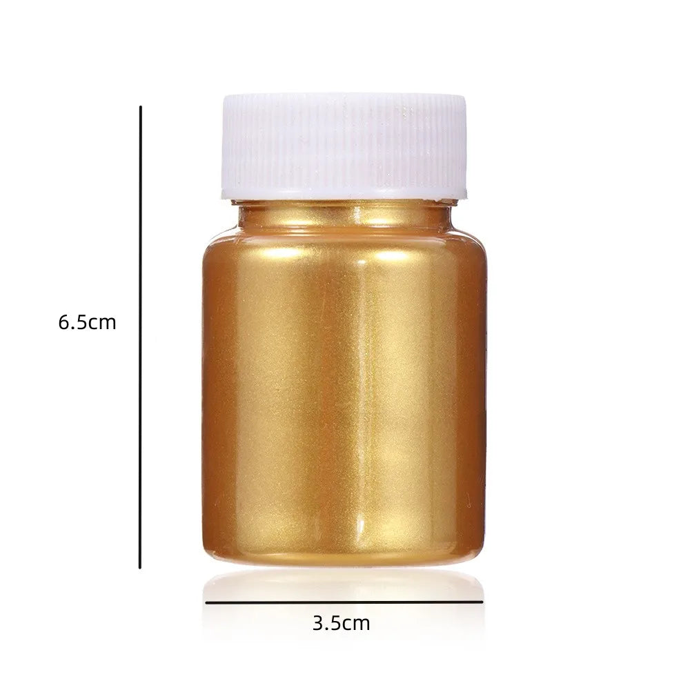 15g/Bottle Gold And Silver Dye Glitter Powder Mousse Cake Macaron Chocolate Baking Colorful Cakes Decorations And Tools