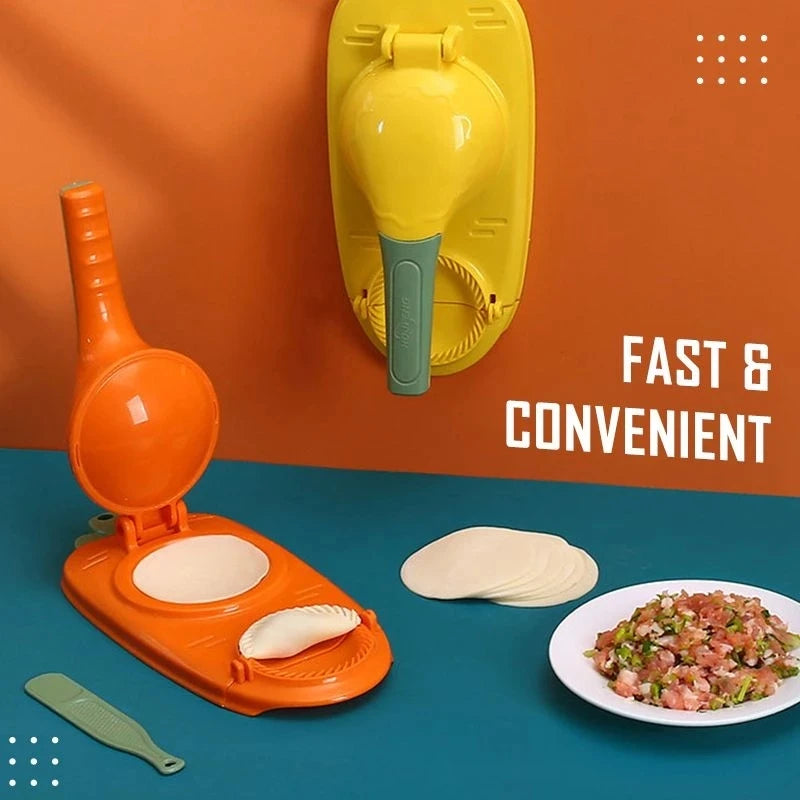DIY Dumpling Wrapper Artifact Plastic Manual Wrapper Making Mold Dough Pressing Tool Baking Pastry Dumpling Maker Gadget