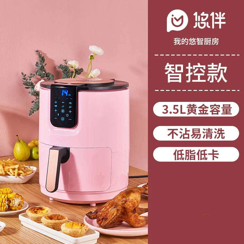 Europe Air Fryer Digital Electric Kit Oven Cooking Touchscreen Small Air Fryer Kitchen Thermomet Deep Fritadeira Cookware Parts