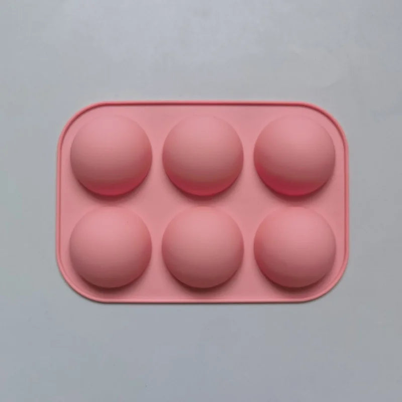 Semi Sphere Silicone Baking Mold for Baking 3D Bakeware Chocolate Half Ball Sphere Mold Cupcake Pan Cake DIY Muffin Kitchen Tool