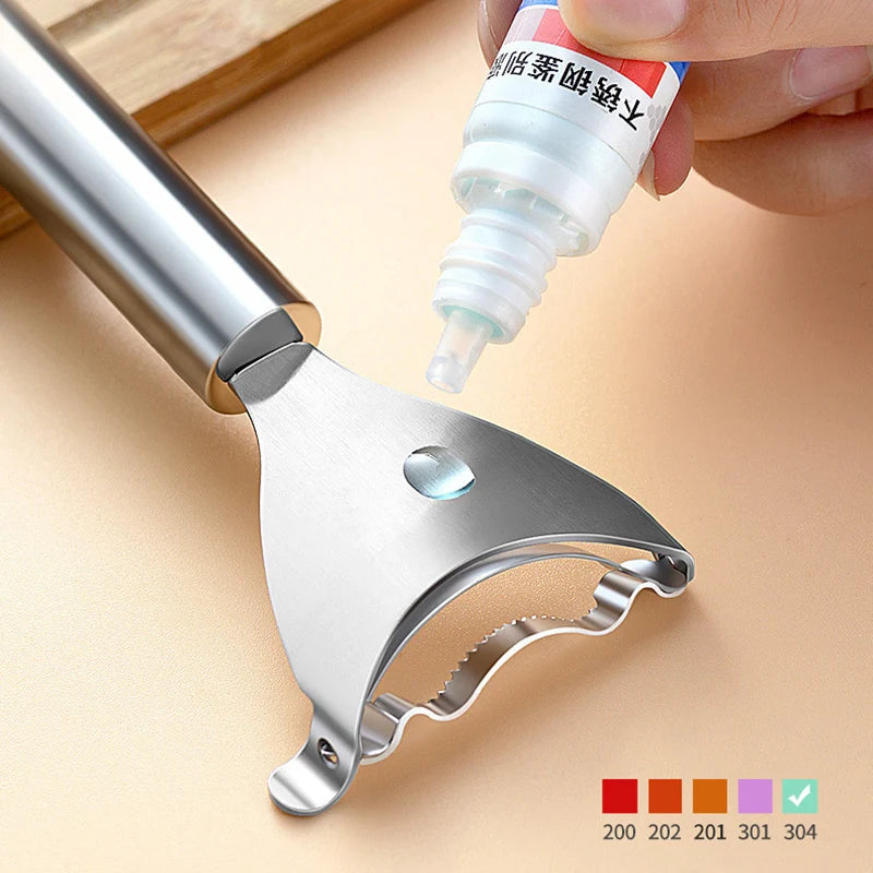 Stainless Steel Corn Planer Ergonomic Handle Corn Peeler Peel, Separate & Enjoy Fresh Corn with Minimal Effort