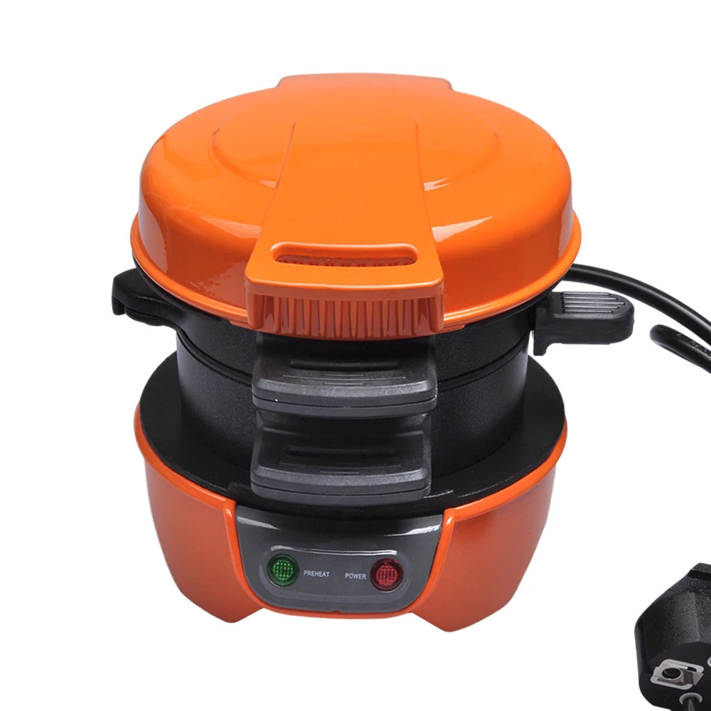 Electric Burger Sandwich Maker 600W Bread Grill Baking Toaster Bread Machine for Breakfast Home Kitchen Pancake Pan 220V EU 토스트기