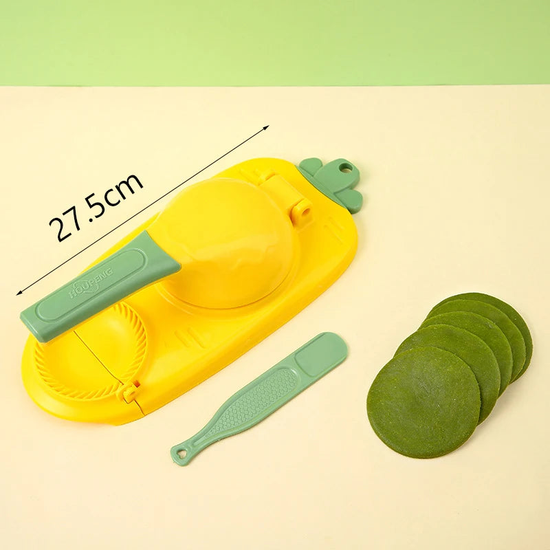 DIY Dumpling Wrapper Artifact Plastic Manual Wrapper Making Mold Dough Pressing Tool Baking Pastry Dumpling Maker Gadget
