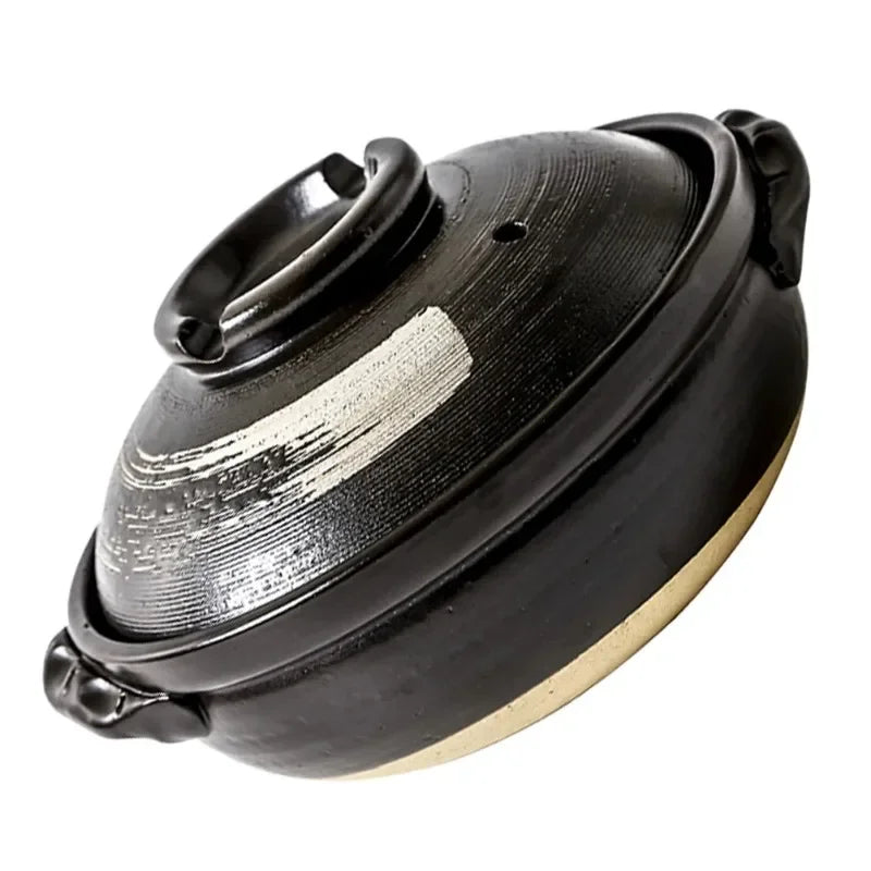 Pot Ceramic Clay Cooking Casserole Japanese Stew Soup Lid Earthenware Hot Pots Korean Stockpot Dish Pan Cookware Stock Chinese