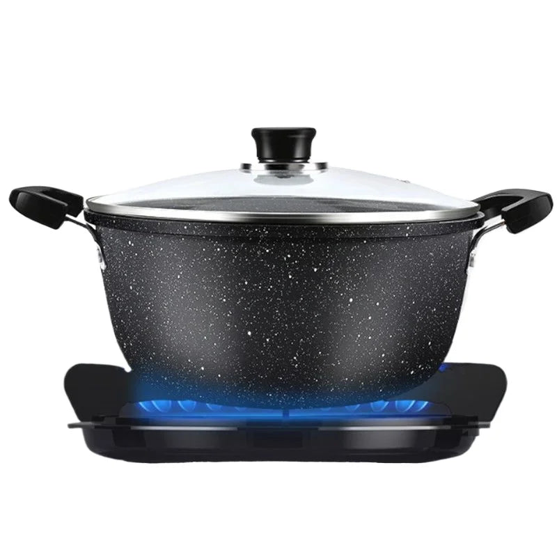 Soup Pot Non-stick  Thick Soup Stew Pot Cook Noodles Hot Milk Porridge  Gas Cooker Universal Induction Pot Instant