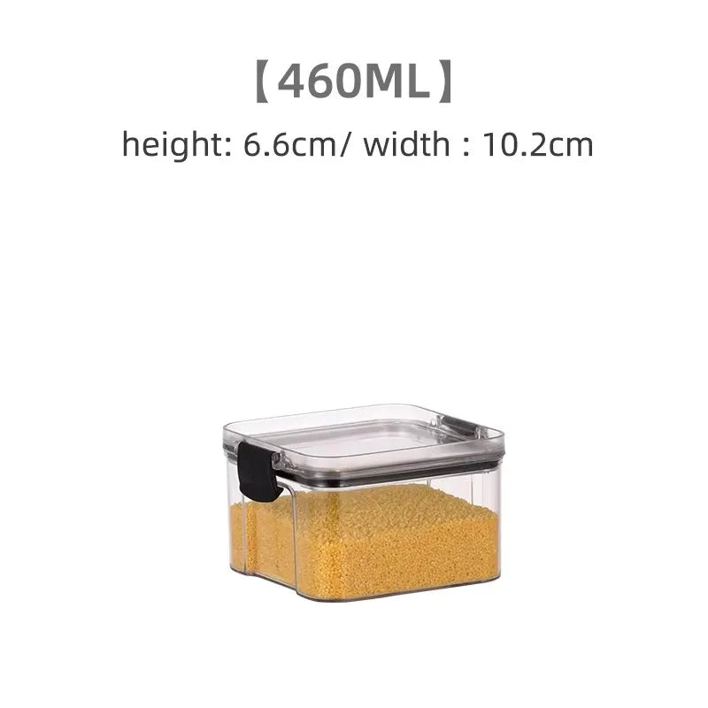 Sealed Can Kitchen Storage Box Transparent Food Can Freshness Preservation New Transparent Container Moisture Proof Storage Box