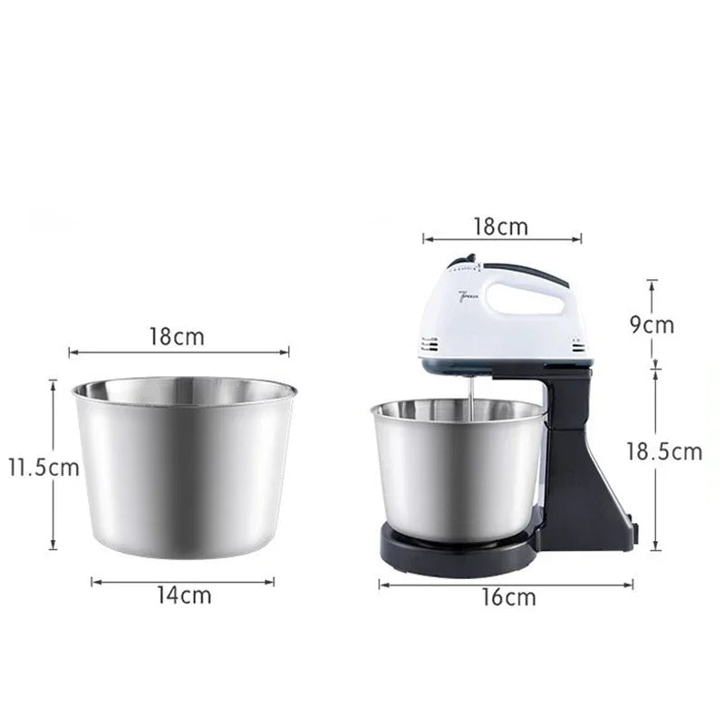 Kitchen Stand Food Mixers Kitchen Electric Food Blender Desktop Egg Whisk Cream Cake Dough Kneader Milk Frother Food Processor