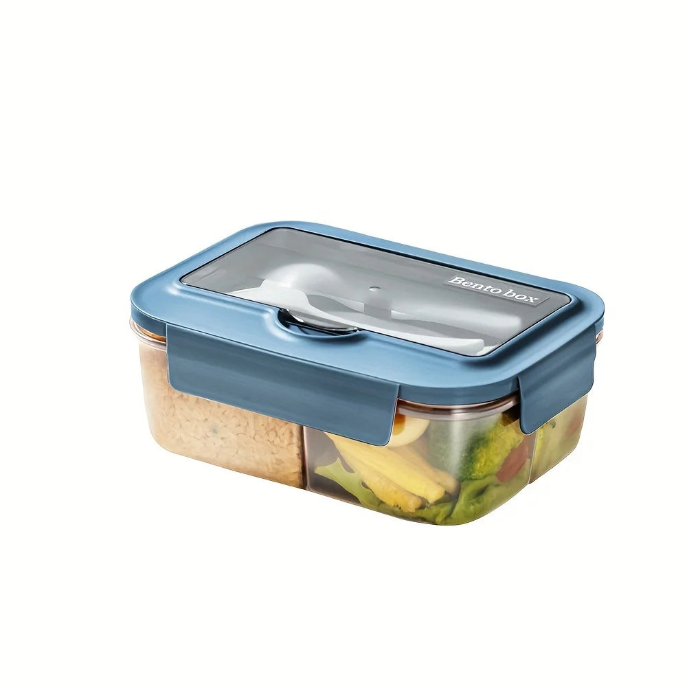 1pc Lunch Boxes, Tragbare Geteilte Lunchbox, Ins Nordic Style -Box, Getrennte Lunchbox